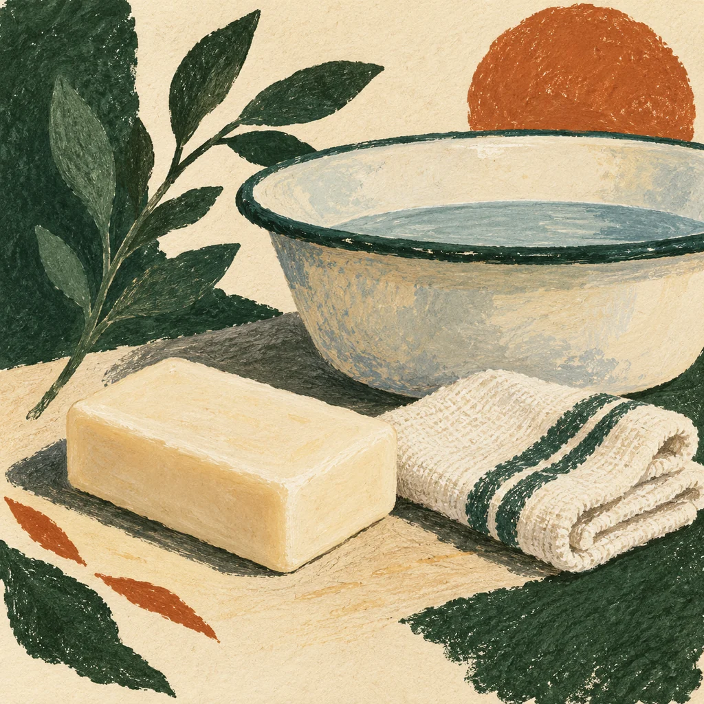 Upvote illustration representing Buncha Farmers Original Stain Remover Stick; not an exact product depiction