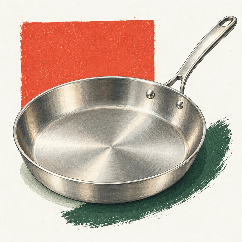 Upvote illustration representing Meyer SuperSteel 24cm Fry Pan; appearance is illustrative