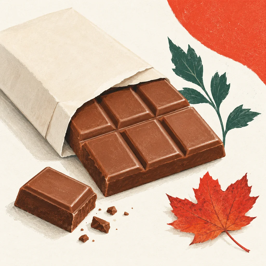 Upvote illustration representing Peace by Chocolate Milk Maple Bar; appearance is illustrative