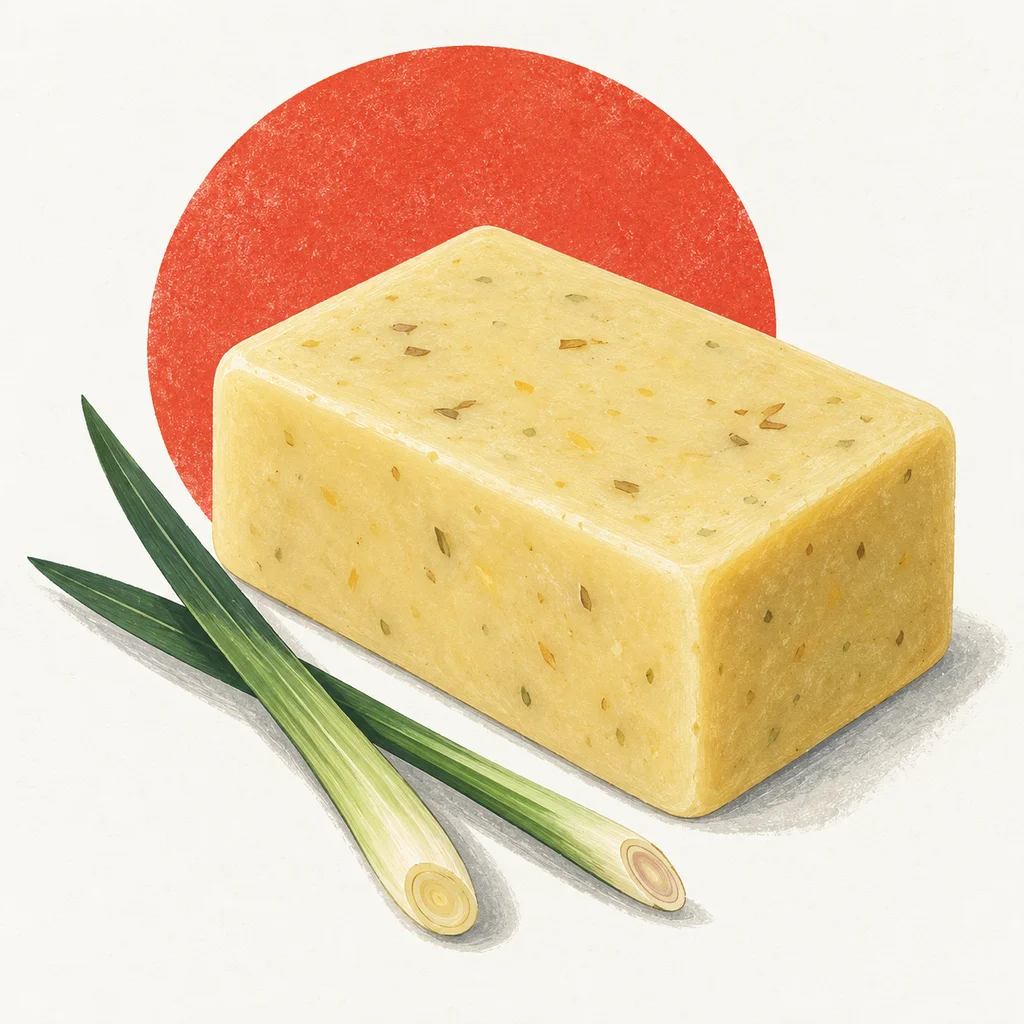 Upvote illustration representing Rocky Lemongrass Soap; appearance is illustrative
